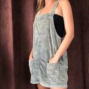 Corduroy Overall Dress